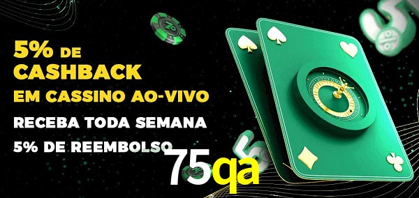 Promoções do cassino ao Vivo 75qa